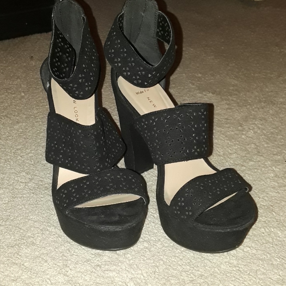 Open toed chucky 5 in heels